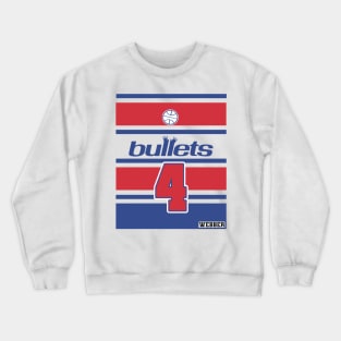 Chris Webber Retro Style Bullets Throwback Jersey Crewneck Sweatshirt